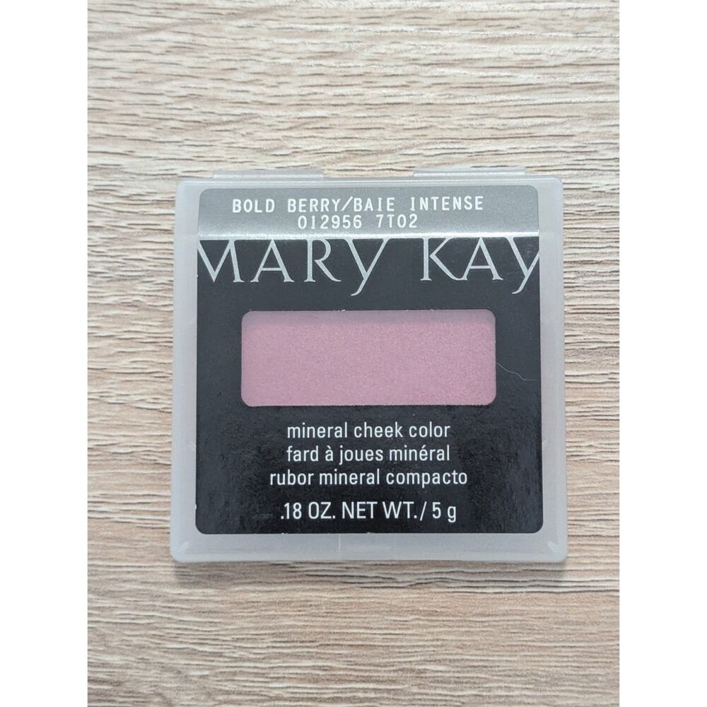 MARY KAY Mineral Cheek BOLD BERRY Color Full Size .18 oz 012956 NEW Discontinued